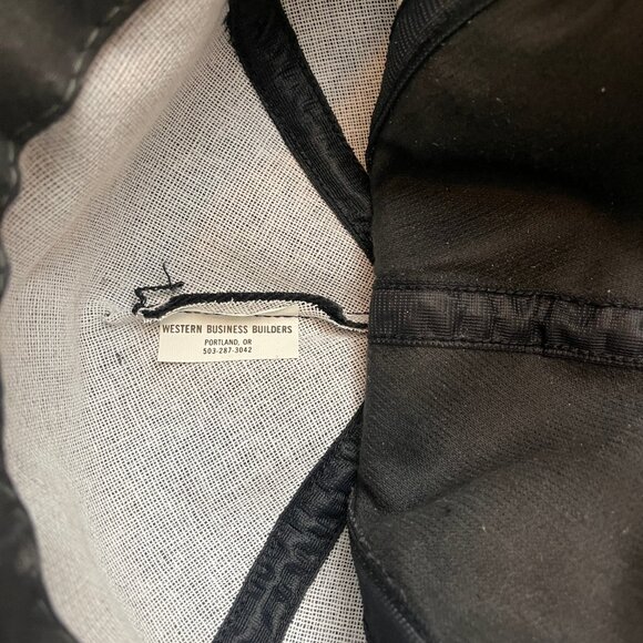 Vintage Ross Island Premix Corduroy Rope Hat Portland Oregon Made in USA Snap - Picture 4 of 7